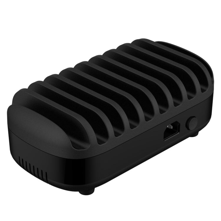 ORICO DUK-10P 120W 10 USB Ports Smart Charging Station with Phone & Tablet Stand, EU Plug(Black) - free shipping - PMC Jewellery - Order now!