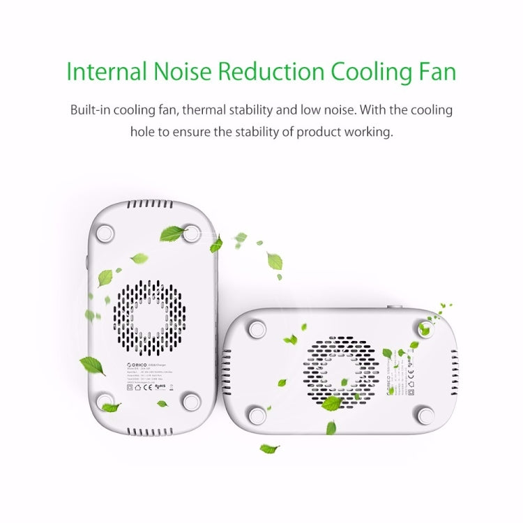 ORICO DUK-10P 120W 10 USB Ports Smart Charging Station with Phone & Tablet Stand, AU Plug(Black) - free shipping - PMC Jewellery - Order now!