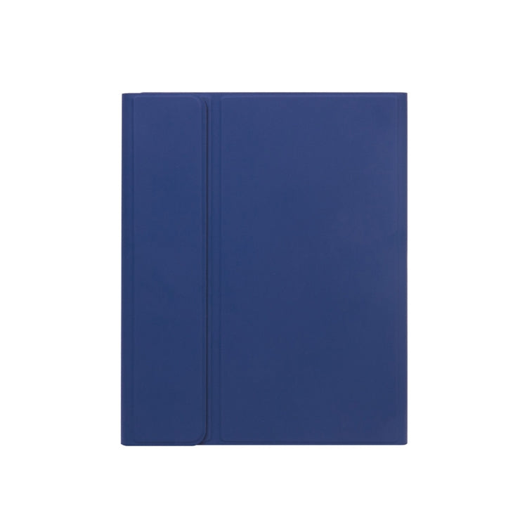 X-11BC Skin Plain Texture Detachable Bluetooth Keyboard Tablet Case for iPad Pro 11 inch 2020 / 2018, with Touchpad & Pen Slot(Blue) - For iPad Pro by PMC TechLife | Online Shopping South Africa | PMC TechLife