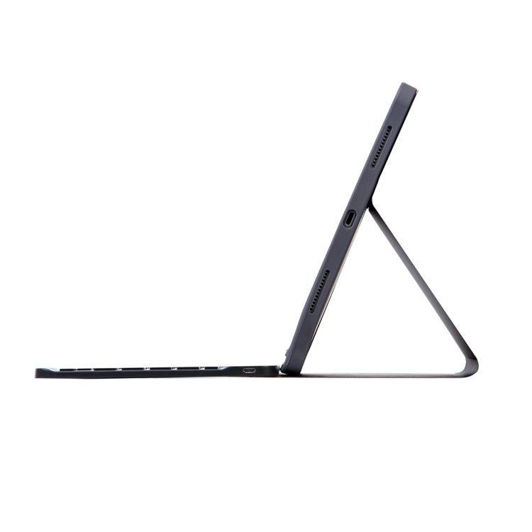 X-11B Skin Plain Texture Detachable Bluetooth Keyboard Tablet Case for iPad Pro 11 inch 2020 / 2018, with Pen Slot (Black) - For iPad Pro by PMC TechLife | Online Shopping South Africa | PMC TechLife