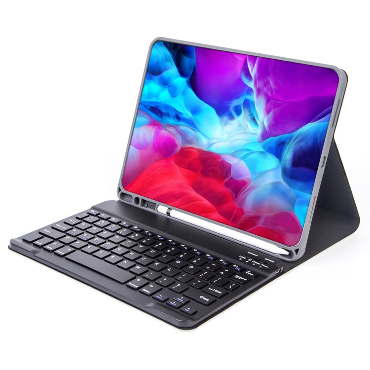 X-11B Skin Plain Texture Detachable Bluetooth Keyboard Tablet Case for iPad Pro 11 inch 2020 / 2018, with Pen Slot (Dark Green) - For iPad Pro by PMC TechLife | Online Shopping South Africa | PMC TechLife
