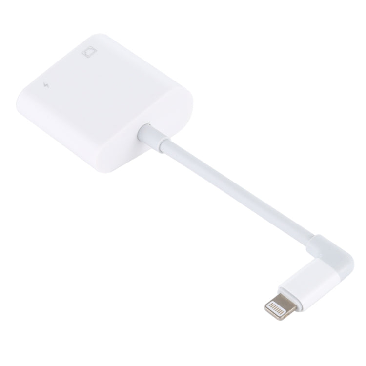 NK-1035 Ethernet Port + 8 Pin Female to 8 Pin Elbow Male Function Adapter(White) - free shipping - PMC Jewellery - Order now!