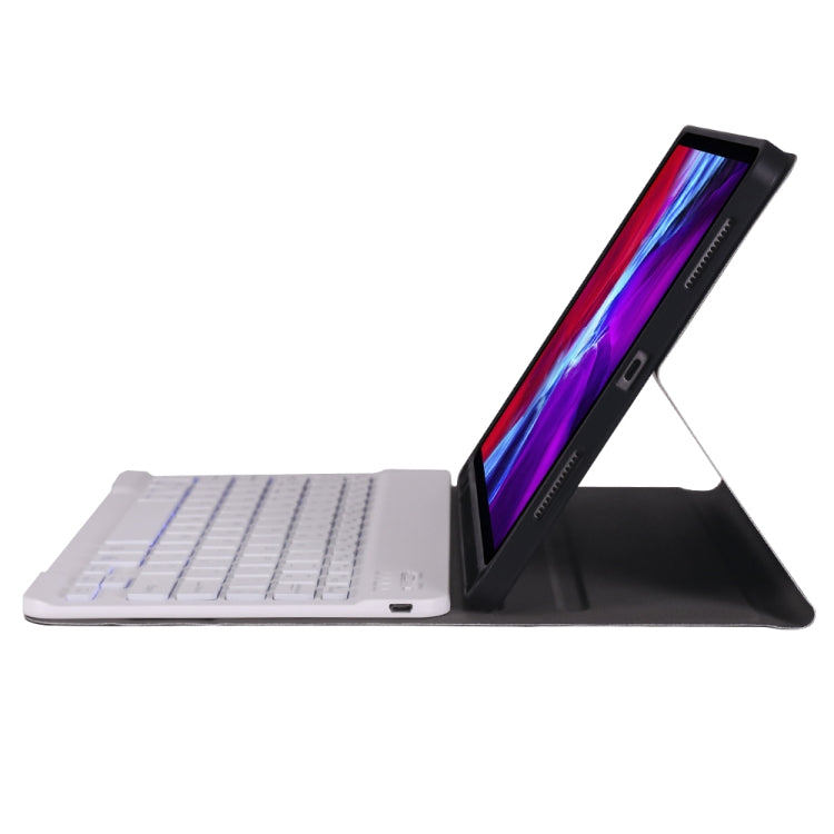 A11BS Ultra-thin ABS Detachable Bluetooth Keyboard Tablet Case with Backlight & Pen Slot & Holder for iPad Pro 11 2022 / 2021 / Air 5 / Air 4 (Rose Gold) - For iPad Pro by PMC TechLife | Online Shopping South Africa | PMC TechLife | Buy Now Pay Later Mobicred