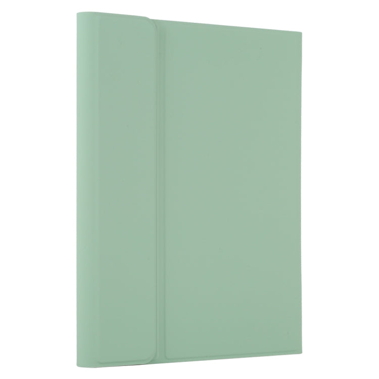 TG11B Detachable Bluetooth White Keyboard + Microfiber Leather Tablet Case for iPad Pro 11 inch (2020), with Pen Slot & Holder (Green) - For iPad Pro by PMC TechLife | Online Shopping South Africa | PMC TechLife