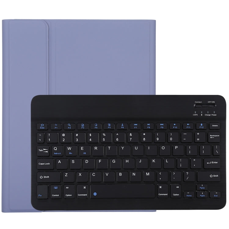 TG11B Detachable Bluetooth Black Keyboard + Microfiber Leather Tablet Case for iPad Pro 11 inch (2020), with Pen Slot & Holder (Purple) - For iPad Pro by PMC TechLife | Online Shopping South Africa | PMC TechLife