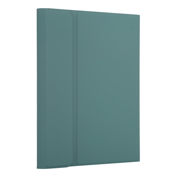 TG11BC Detachable Bluetooth Pink Keyboard Microfiber Leather Tablet Case for iPad Pro 11 inch (2020), with Touchpad & Pen Slot & Holder (Dark Green) - For iPad Pro by PMC TechLife | Online Shopping South Africa | PMC TechLife