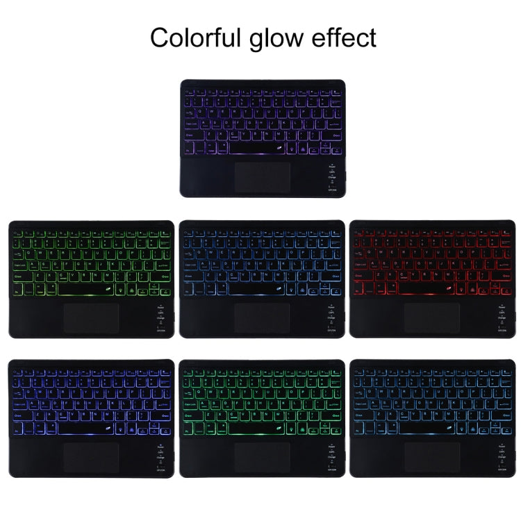 TG11BCS Detachable Bluetooth Black Keyboard Microfiber Leather Tablet Case for iPad Pro 11 inch (2020), with Backlight & Touchpad & Pen Slot & Holder (Green) - For iPad Pro by PMC TechLife | Online Shopping South Africa | PMC TechLife