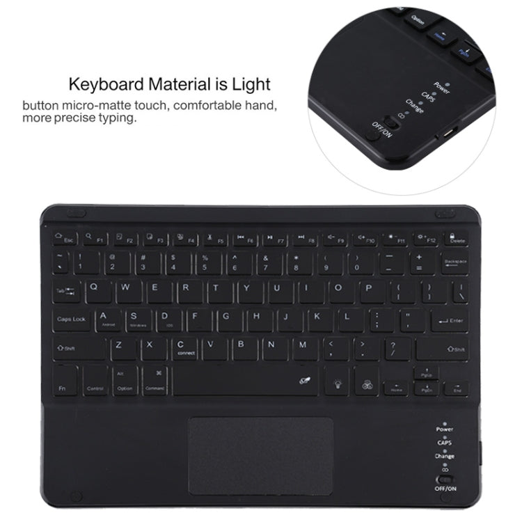 TG11BCS Detachable Bluetooth Black Keyboard Microfiber Leather Tablet Case for iPad Pro 11 inch (2020), with Backlight & Touchpad & Pen Slot & Holder (Green) - For iPad Pro by PMC TechLife | Online Shopping South Africa | PMC TechLife