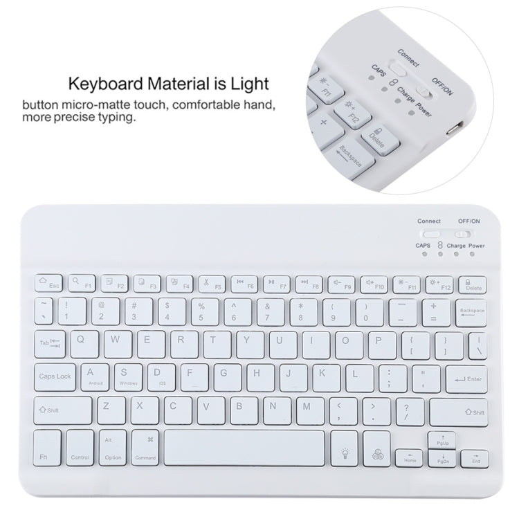 TG11BS Detachable Bluetooth White Keyboard Microfiber Leather Tablet Case for iPad Pro 11 inch (2020), with Backlight & Pen Slot & Holder (Orange) - For iPad Pro by PMC TechLife | Online Shopping South Africa | PMC TechLife