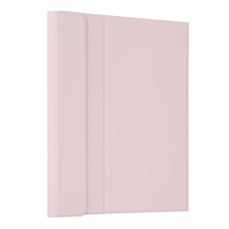 TG11BS Detachable Bluetooth White Keyboard Microfiber Leather Tablet Case for iPad Pro 11 inch (2020), with Backlight & Pen Slot & Holder (Pink) - For iPad Pro by PMC TechLife | Online Shopping South Africa | PMC TechLife