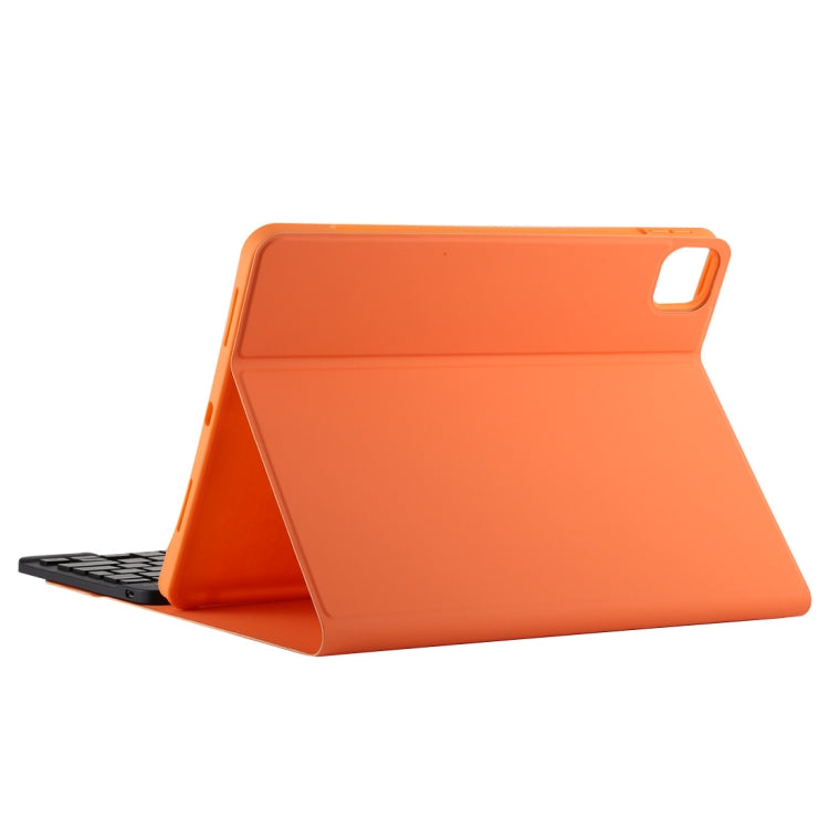 TG11BS Detachable Bluetooth Black Keyboard + Microfiber Leather Tablet Case for iPad Pro 11 inch (2020), with Backlight & Pen Slot & Holder(Orange) - For iPad Pro by PMC TechLife | Online Shopping South Africa | PMC TechLife