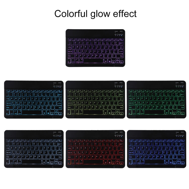 TG11BS Detachable Bluetooth Black Keyboard + Microfiber Leather Tablet Case for iPad Pro 11 inch (2020), with Backlight & Pen Slot & Holder(Orange) - For iPad Pro by PMC TechLife | Online Shopping South Africa | PMC TechLife