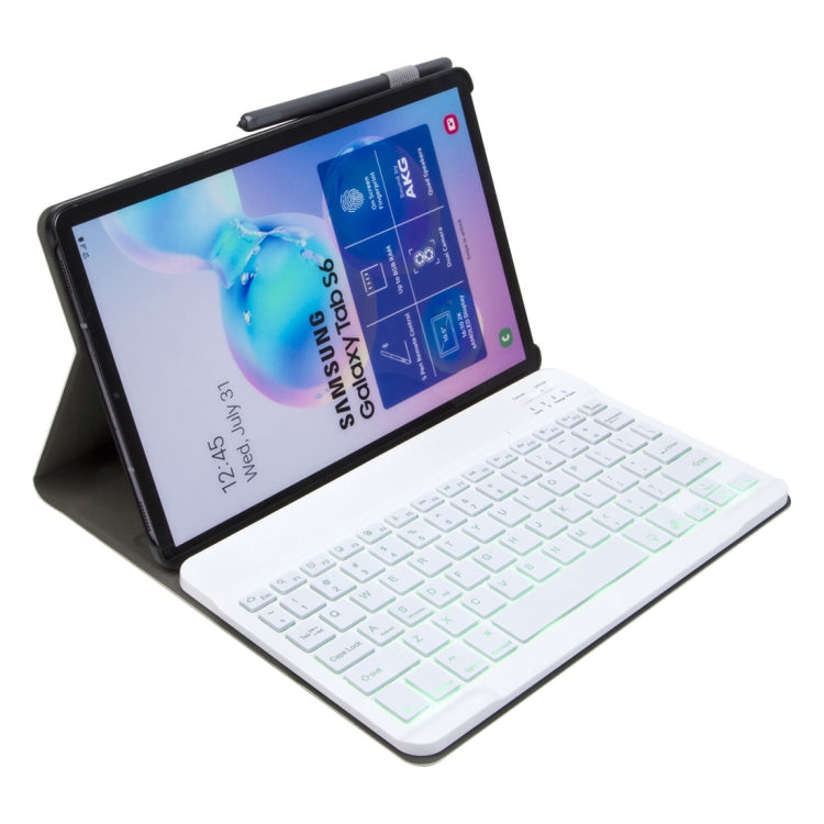 ST 860S For Samsung Galaxy Tab S6 10.5 inch T860 / T865 Detachable Backlight Bluetooth Keyboard Tablet Case with Stand & Pen Slot Function (Gold) - Samsung Keyboard by PMC TechLife | Online Shopping South Africa | PMC TechLife