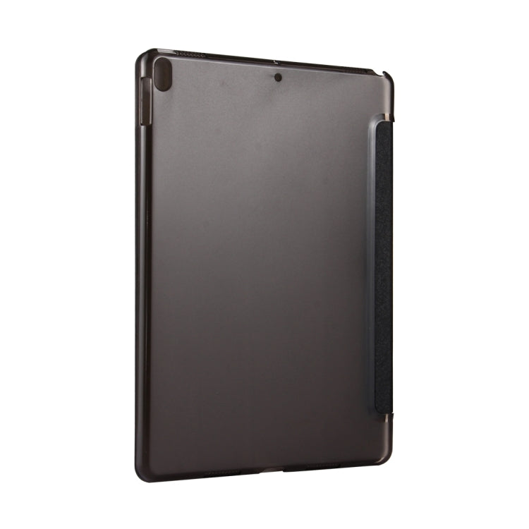 For iPad Pro 10.5 inch Silk Texture Horizontal Deformation Flip Leather Case with 4-folding Holder & Sleep / Wake-up(Black) - iPad Pro 10.5 inch Cases by PMC TechLife | Online Shopping South Africa | PMC TechLife | Buy Now Pay Later Mobicred