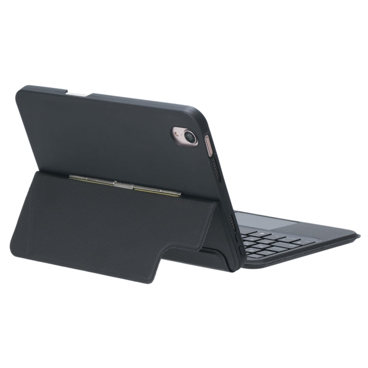 T06-AS For iPad mini6 Touch Backlight Split Type Bluetooth Keyboard Leather Case - For iPad mini by PMC TechLife | Online Shopping South Africa | PMC TechLife