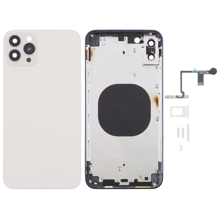 Back Cover with Appearance Imitation of iP14 Pro Max for iPhone XS Max(White) - Back Cover by PMC Jewellery | Online Shopping South Africa | PMC Jewellery | Buy Now Pay Later Mobicred