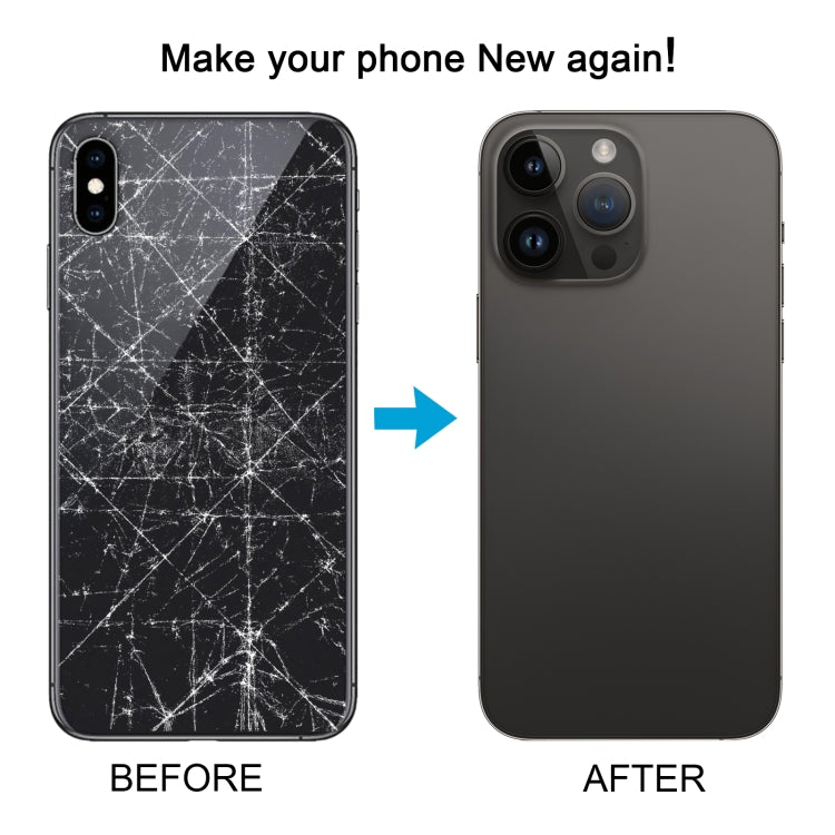 Back Cover with Appearance Imitation of iP14 Pro Max for iPhone XS Max(White) - Back Cover by PMC Jewellery | Online Shopping South Africa | PMC Jewellery | Buy Now Pay Later Mobicred