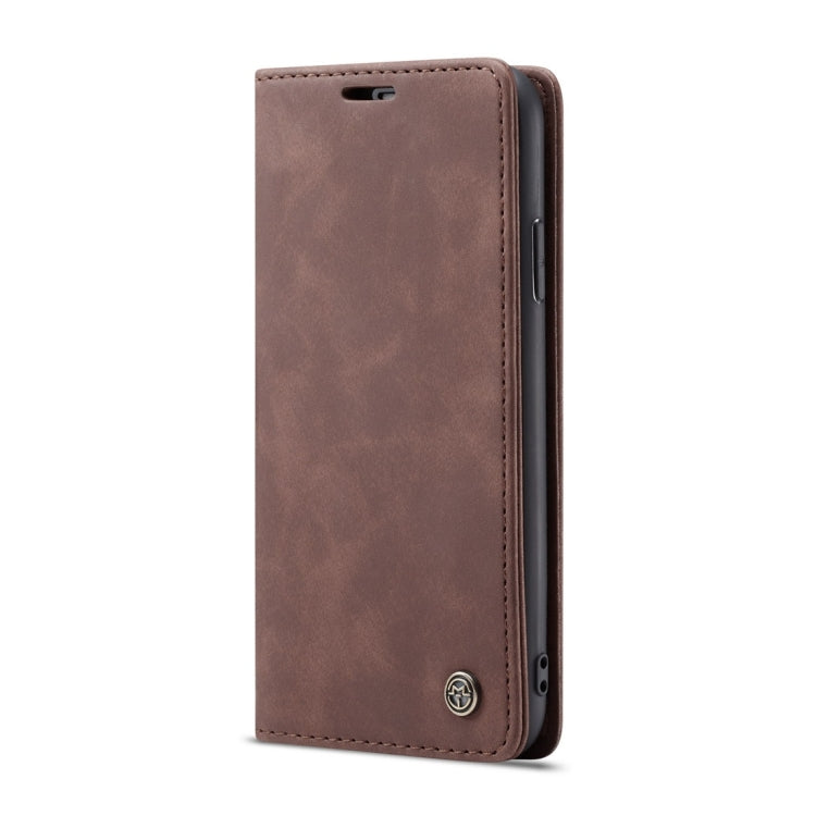 For iPhone XS Max CaseMe-013 Multifunctional Retro Frosted Horizontal Flip Leather Case with Card Slot & Holder & Wallet(Coffee) - More iPhone Cases by CaseMe | Online Shopping South Africa | PMC Jewellery | Buy Now Pay Later Mobicred