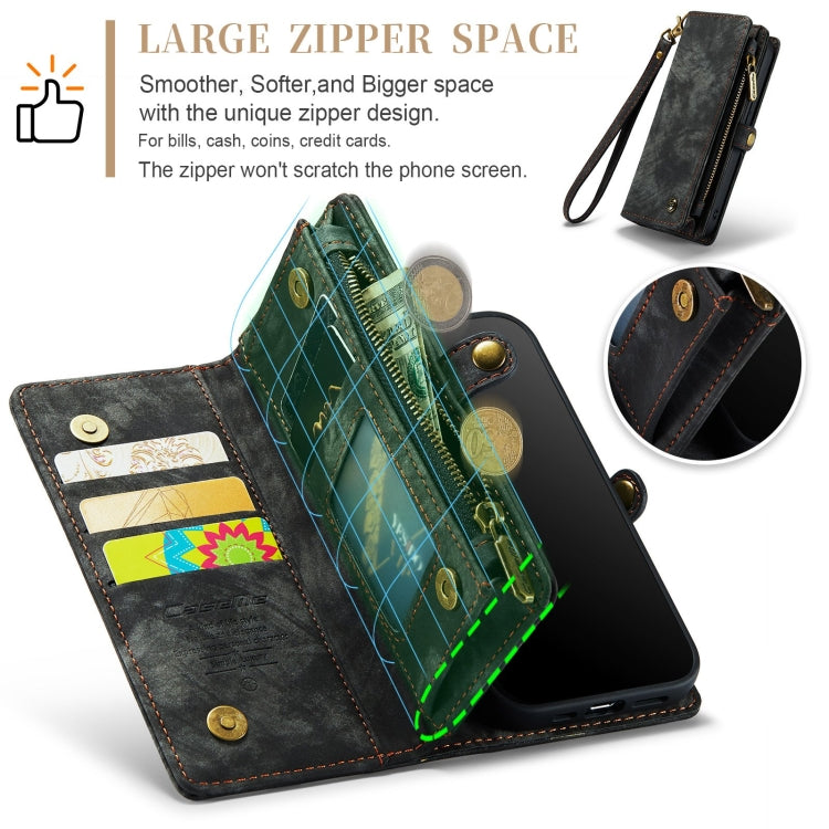 For iPhone XS Max CaseMe Detachable Multifunctional Horizontal Flip Leather Case with Card Slot & Holder & Zipper Wallet & Photo Frame (Black) - More iPhone Cases by CaseMe | Online Shopping South Africa | PMC Jewellery | Buy Now Pay Later Mobicred