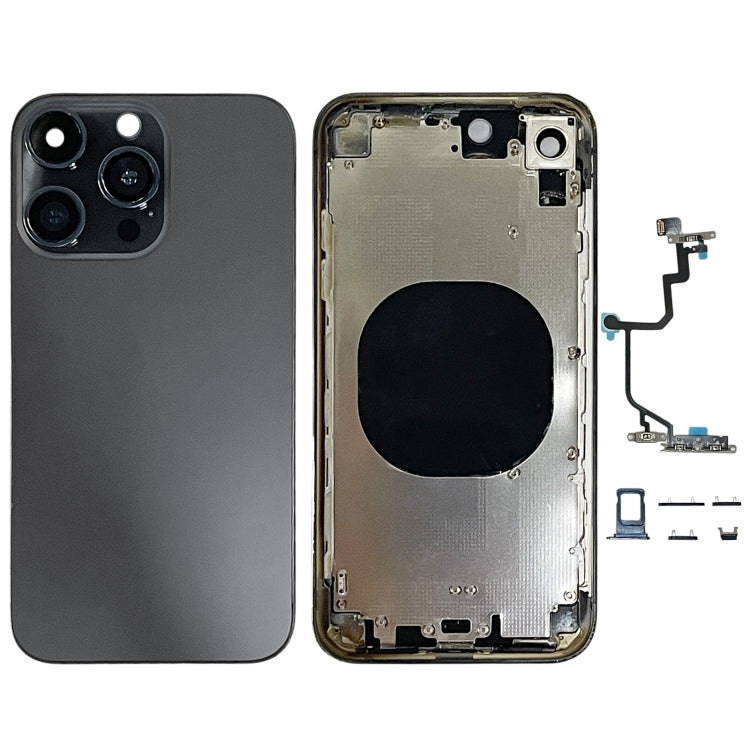 Back Cover with Appearance Imitation of iP15 Pro for iPhone XR(Black) - free shipping - PMC TechLife - Order now!