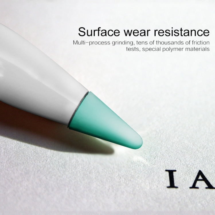 8 PCS Non-slip Mute Wear-resistant Nib Cover for Apple Pencil 1 / 2(Transparent) - Pencil Accessories by PMC Jewellery | Online Shopping South Africa | PMC Jewellery | Buy Now Pay Later Mobicred