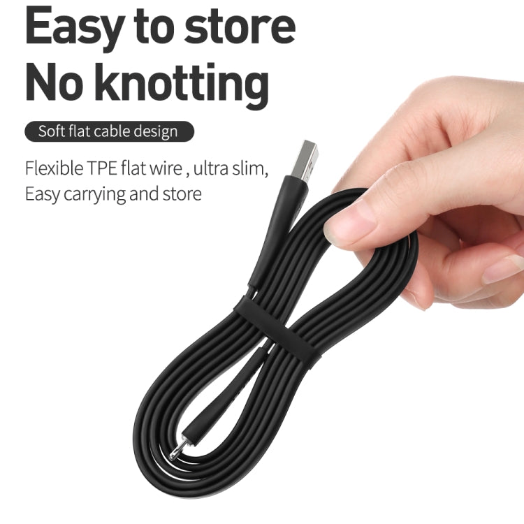 Mcdodo CA-6363 Flying Fish Series 8 Pin to USB LED Cable, Length: 1.8m(Black) - free shipping - PMC Jewellery - Order now!