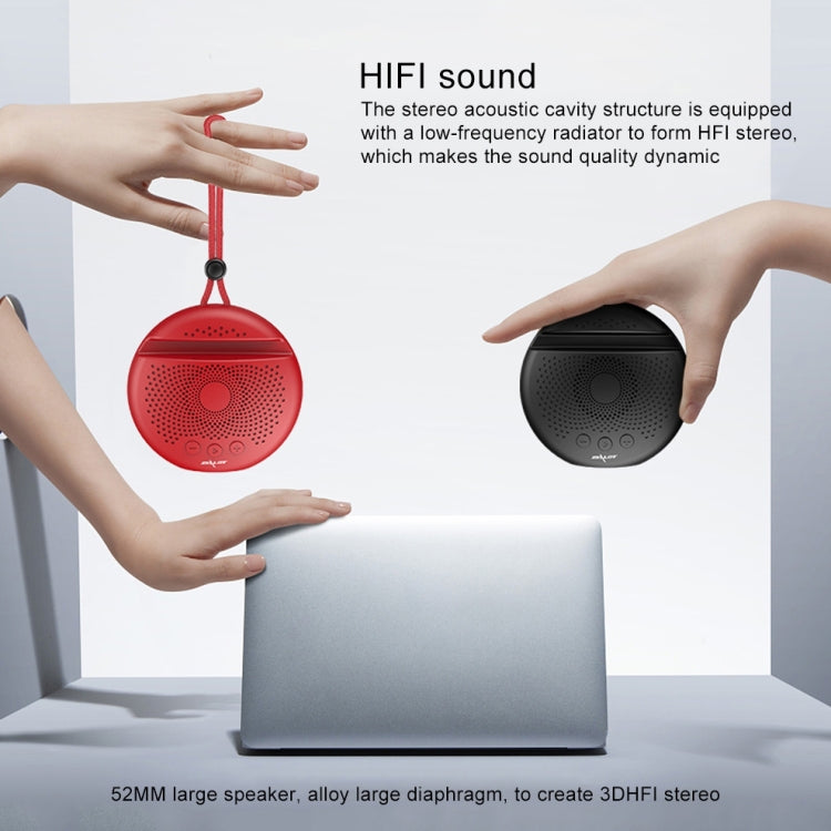 ZEALOT S24 Portable Stereo Bluetooth Speaker with Lanyard & Mobile Card Slot Holder, Supports Hands-free Call & TF Card (Red) - free shipping - PMC Jewellery - Order now!