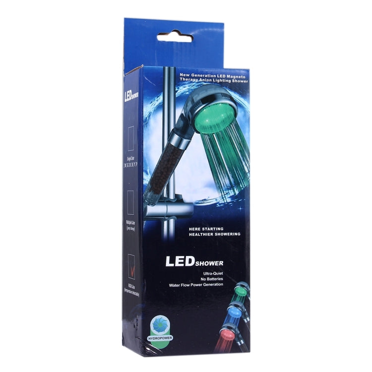 SDS-A21 15 LEDs ABS Temperature Sensor RGB LED Shower Head, Size: 22 x 8 x 4.5cm, Interface:  20mm - Shower Head by PMC TechLife | Online Shopping South Africa | PMC TechLife | Buy Now Pay Later Mobicred