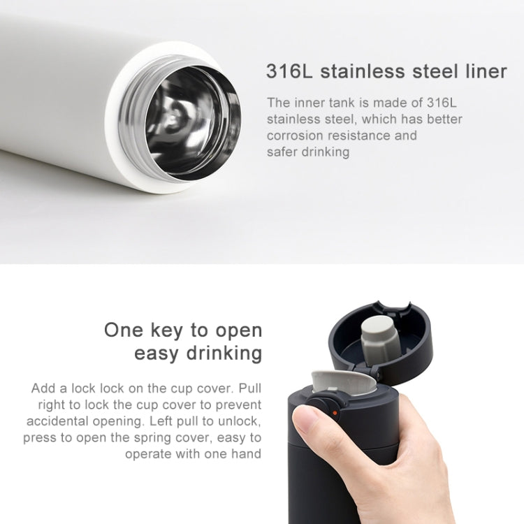 Original Xiaomi Mijia 480ML Insulation Vacuum Thermal Cup Water Bottle(Navy Blue) - free shipping - PMC TechLife - Order now!