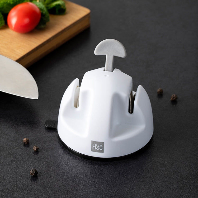 Original Xiaomi Youpin Huohou Kitchen Mini Double Wheel Knife Sharpener (White) - Knife Sharpener by Xiaomi | Online Shopping South Africa | PMC TechLife | Buy Now Pay Later Mobicred
