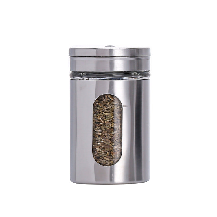 Stainless Steel Glass Seasoning Jar Kitchen Supplies - Condiment Bottles & Hip Flasks by PMC TechLife | Online Shopping South Africa | PMC TechLife | Buy Now Pay Later Mobicred