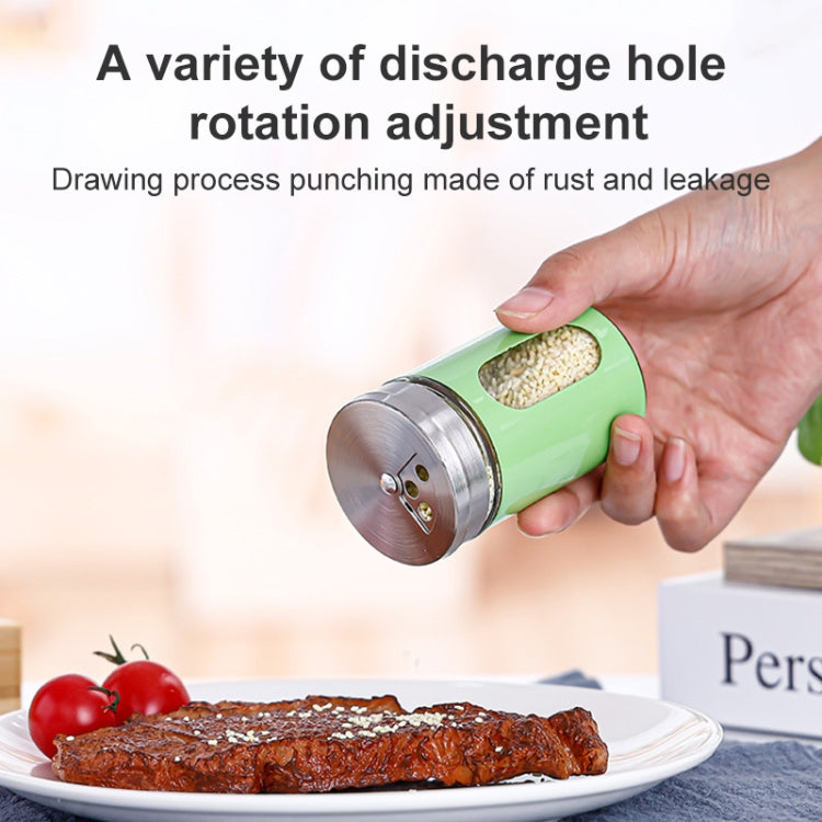 Stainless Steel Glass Seasoning Jar Kitchen Supplies - Condiment Bottles & Hip Flasks by PMC TechLife | Online Shopping South Africa | PMC TechLife | Buy Now Pay Later Mobicred