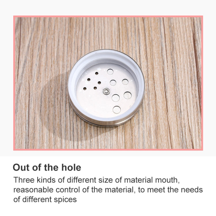 Stainless Steel Glass Seasoning Jar Kitchen Supplies - Condiment Bottles & Hip Flasks by PMC TechLife | Online Shopping South Africa | PMC TechLife | Buy Now Pay Later Mobicred