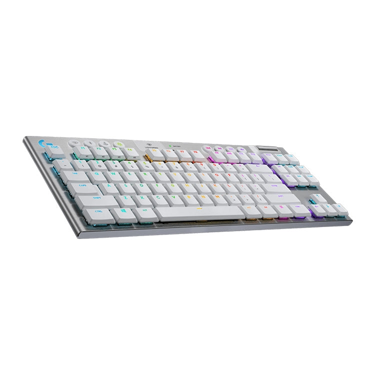 Logitech G913 TKL Wireless RGB Mechanical Gaming Keyboard (GL-Tactile)(White) - free shipping - PMC TechLife - Order now!