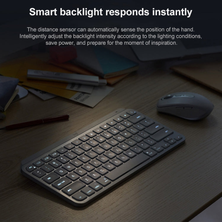 Logitech MX Keys Mini Wireless Bluetooth Ultra-thin Smart Backlit Keyboard (Black) - free shipping - PMC Jewellery - Order now!