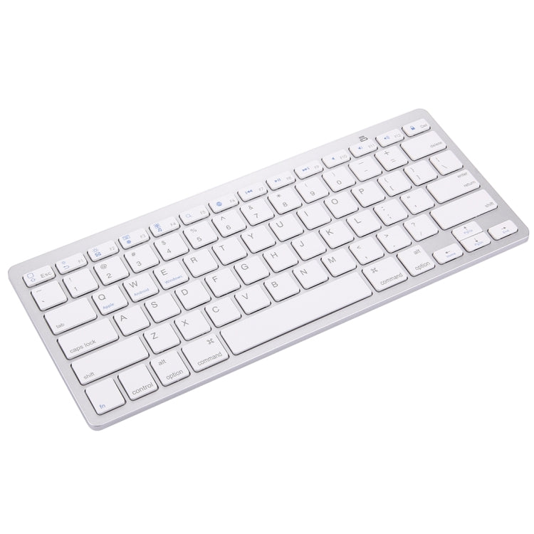 BK-3001 Bluetooth Wireless 78 Keys Ultrathin Keyboard for Windows / iPad / iPhone(Silver) - Wireless Keyboard by PMC TechLife | Online Shopping South Africa | PMC TechLife | Buy Now Pay Later Mobicred