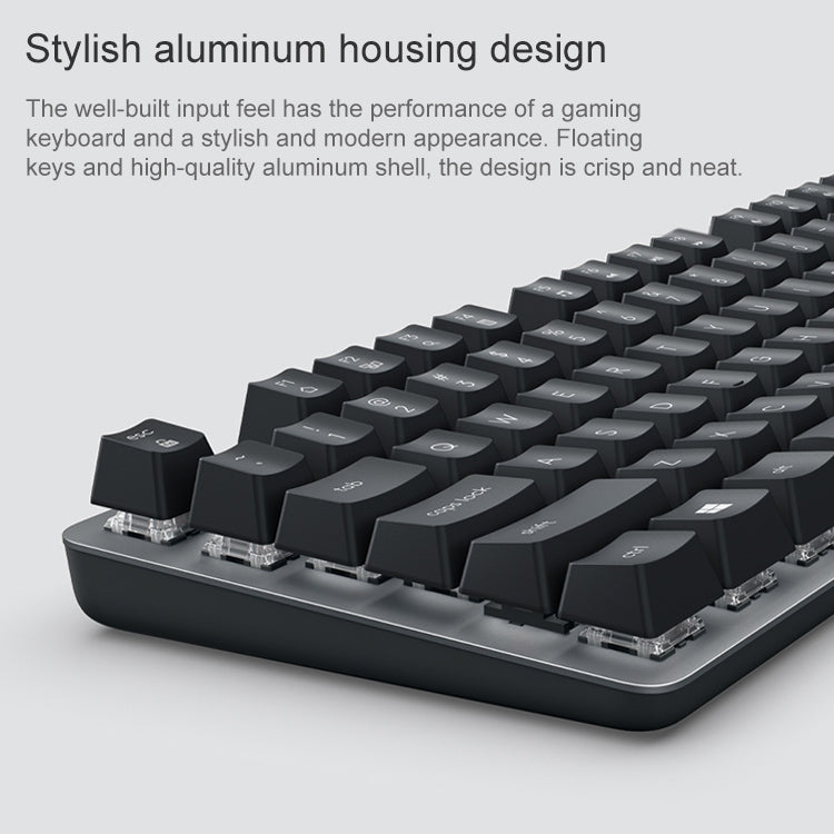 Logitech K835 Mini Mechanical Wired Keyboard, Green Shaft (Black) - free shipping - PMC Jewellery - Order now!