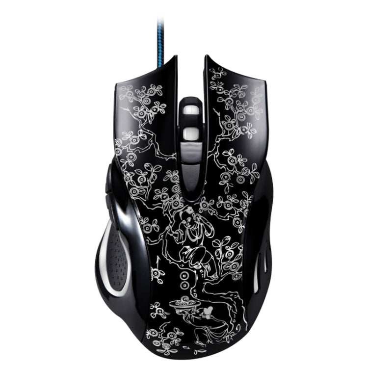 Chasing Leopard 169 USB 2400DPI Four-speed Adjustable LED Backlight Wired Optical E-sport Gaming Mouse with Counter Weight, Length: 1.45m(Black) - free shipping - PMC TechLife - Order now!