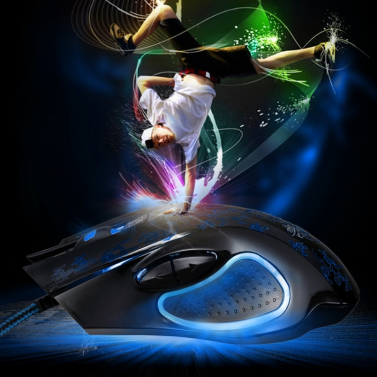 Chasing Leopard 169 USB 2400DPI Four-speed Adjustable LED Backlight Wired Optical E-sport Gaming Mouse with Counter Weight, Length: 1.45m(Black) - free shipping - PMC TechLife - Order now!