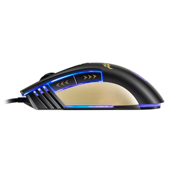 Apedra iMICE A5 High Precision Gaming Mouse LED four color controlled breathing light USB 7 Buttons 3200 DPI Wired Optical Gaming Mouse for Computer PC Laptop(Black) - Wired Mice by iMICE | Online Shopping South Africa | PMC TechLife | Buy Now Pay Later Mobicred