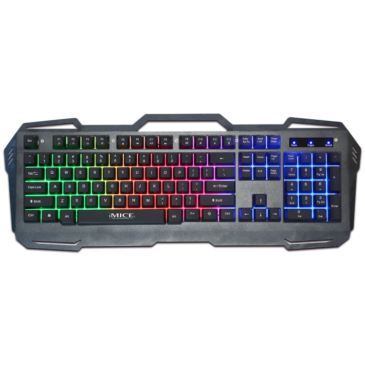 iMICE AK-400 USB Interface 104 Keys Wired Colorful Backlight Gaming Keyboard for Computer PC Laptop(Black) - free shipping - PMC Jewellery - Order now!