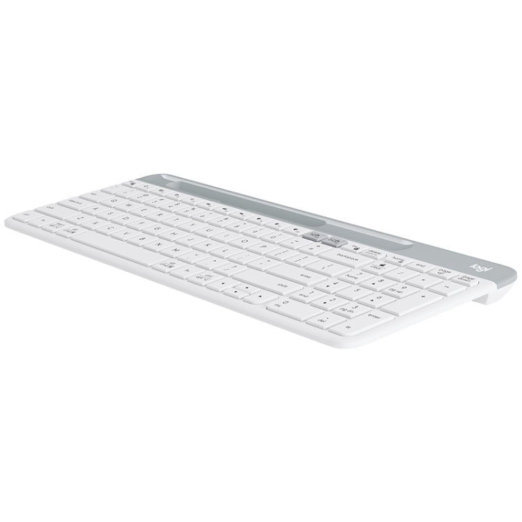 Logitech K580 Dual Modes Thin and Light Multi-device Wireless Keyboard with Phone Holder (White) - free shipping - PMC Jewellery - Order now!