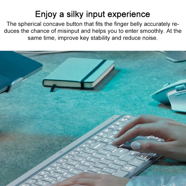 Logitech MX keys S Wireless Bluetooth Smart Backlit Keyboard (White) - free shipping - PMC TechLife - Order now!