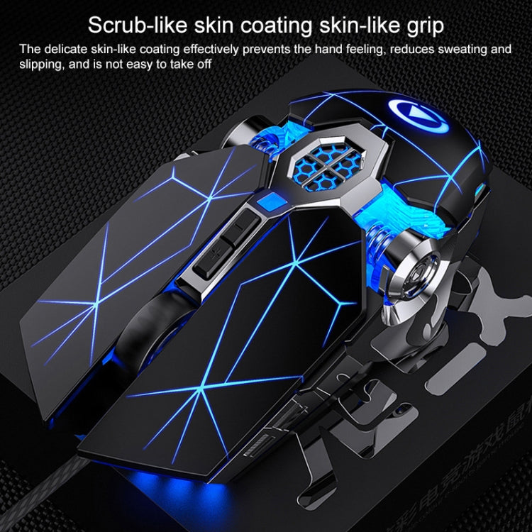 YINDIAO 3200DPI 4-modes Adjustable 7-keys RGB Light Wired Gaming Mechanical Mouse, Style: Audio Version (Black) - free shipping - PMC TechLife - Order now!