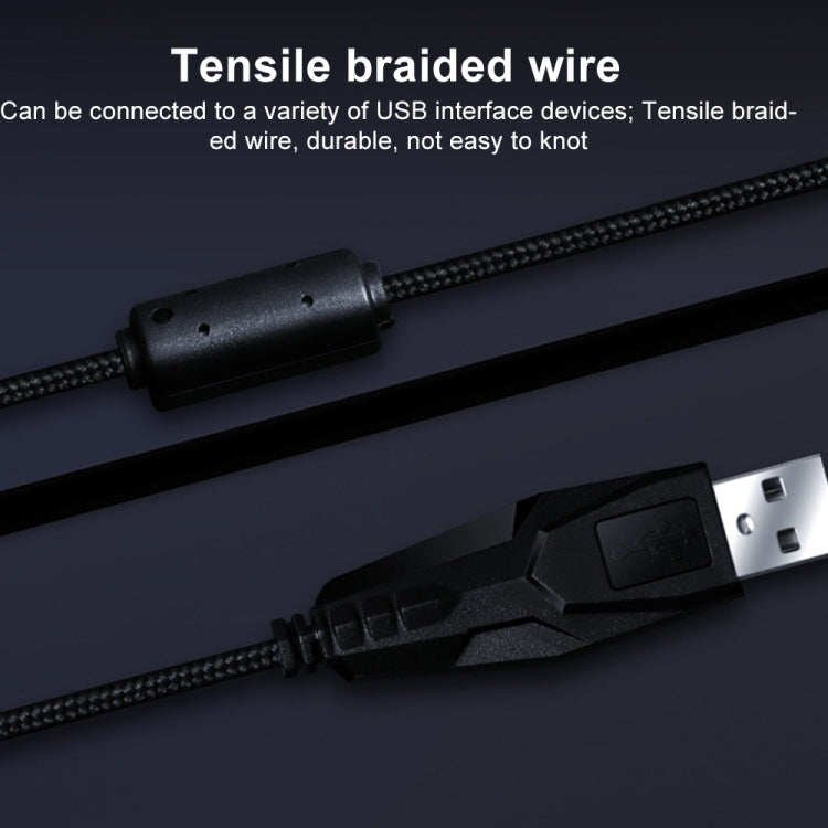 GM20 3200DPI 4-modes Adjustable 7-keys RGB Light Wired Gaming Mouse (White) - Wired Mice by PMC TechLife | Online Shopping South Africa | PMC TechLife | Buy Now Pay Later Mobicred