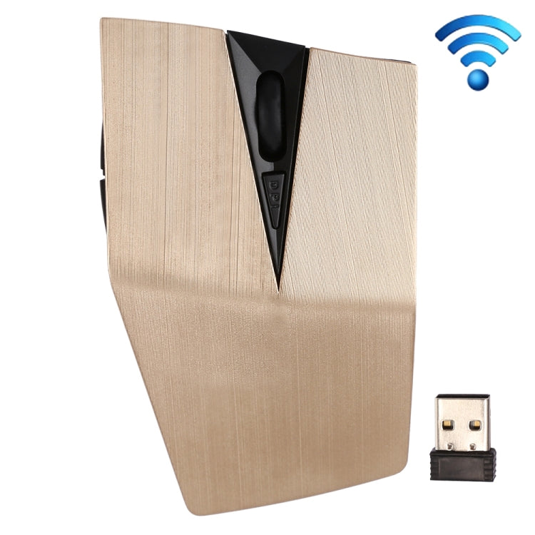 2.4GHz USB Receiver Adjustable 1200 DPI Wireless Optical Mouse for Computer PC Laptop (Gold) - free shipping - PMC Jewellery - Order now!