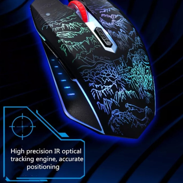 ZGB T9 USB Wired Gaming Backlight Gaming Mouse - Wired Mice by Chasing Leopard | Online Shopping South Africa | PMC TechLife | Buy Now Pay Later Mobicred