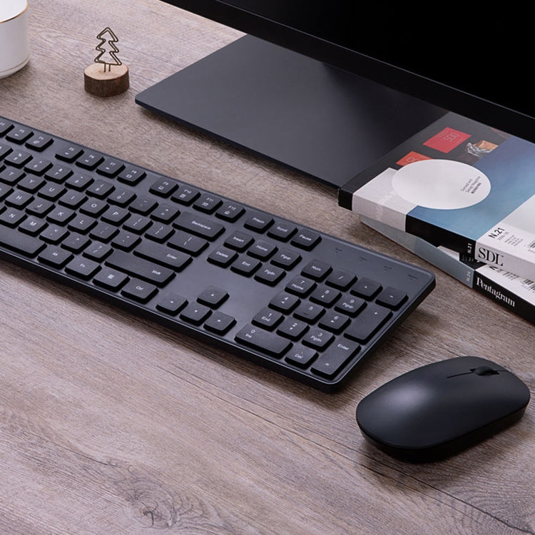 Original Xiaomi 2.4GHz Wireless Keyboard + Mouse Set 2 for Notebook Desktop Laptop(Black) - free shipping - PMC TechLife - Order now!