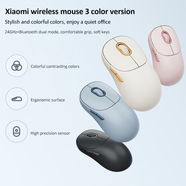 Original Xiaomi Dual-mode 1200DPI Ultra-thin Computer Mouse 3 (Blue) - free shipping - PMC Jewellery - Order now!
