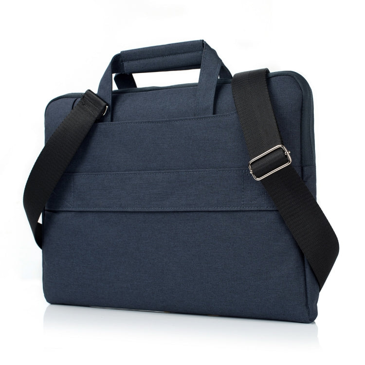 Portable One Shoulder Handheld Zipper Laptop Bag, For 13.3 inch and Below Macbook, Samsung, Lenovo, Sony, DELL Alienware, CHUWI, ASUS, HP (Dark Blue) - 13.3 inch by PMC TechLife | Online Shopping South Africa | PMC TechLife | Buy Now Pay Later Mobicred